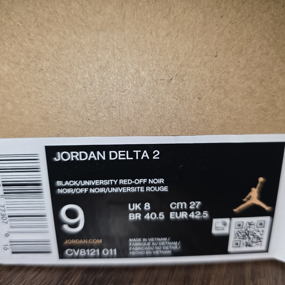 Jordan Delta 2 Mens size 9 - Picture 9 of 9